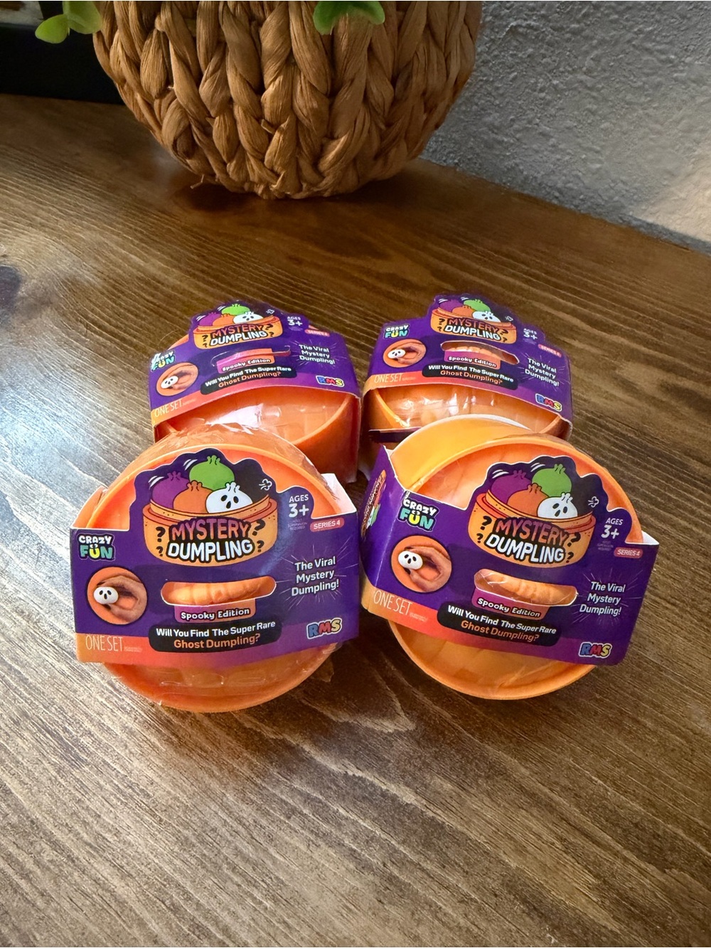 FOUR (4) RMS Spooky Edition -Ghost Dumplings